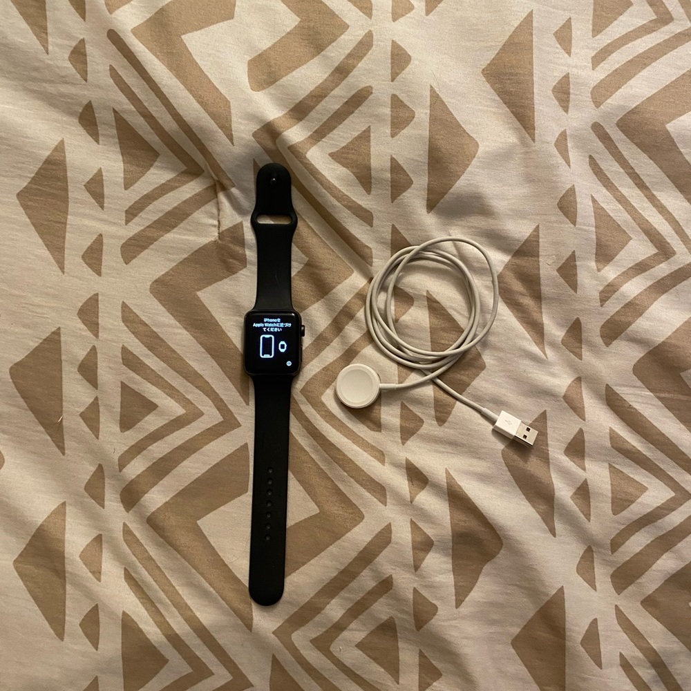 Dark Gray 42 mm Series Three Apple Watch